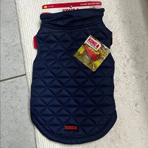 KONG Classic Quilted Dog Vest in Dark Blue